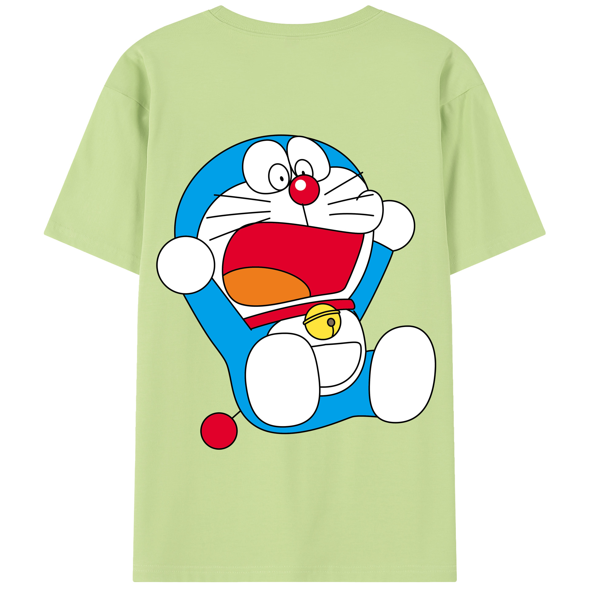 （画像用） ドラえもん Doraemon 綿100％半袖Tシャツ（背面プリント）